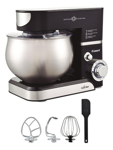 Batidora Planetaria Cuori Gran Chef 1200w 5 Lts + Accesorios