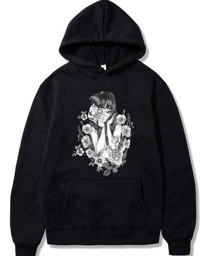 Sudadera Con Capucha Japonesa Anime Manga Flower Junji Ito P