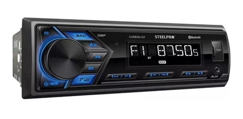 Imagen 2 de 3 de Autoestéreo para auto Steelpro Technologies Carbon 327 con USB, bluetooth y lector de tarjeta SD