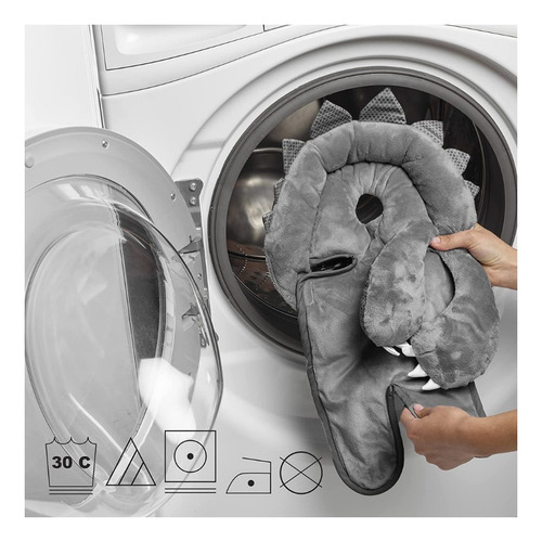 Imagen 6 de 6 de Almohada Para Cabeza Del Bebé (dino) Boppy