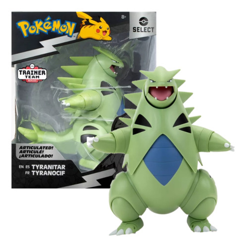 Muñeco Tyranitar Articulado 15 Cm - Figuras Pokemon Select