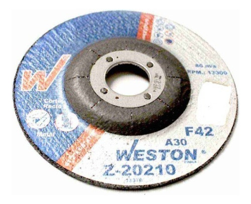 5 Discos De Corte Para Metal 4-1/2'' X 1/8'' X 7/8