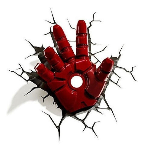 3dlightfx Marvel Avengers Iron Man Hand 3d Deco Light