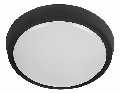 Luminario Sobreponer A Techo Led 20 W 65 K Negro Tecnolite