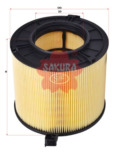 Filtro Aire P/ Audi A4 Quattro 2.0 Lts 4 Cil Tfsi 17 A 20