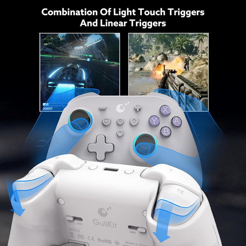 Controlador Inalámbrico Gulikit Kk3 Max Para Switch Y Pc
