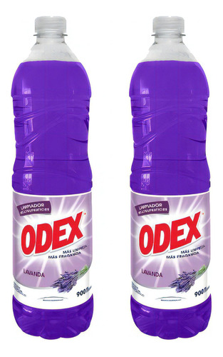 Limpia Piso Liquido Aroma Lavanda 900ml Odex Pack X2u