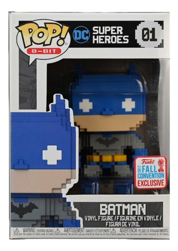 Funko Pop Heroes 01 Batman 8 Bit Nycc 2017 Fall Convention