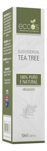 Óleo Essencial Tea Tree 10ml Eccos