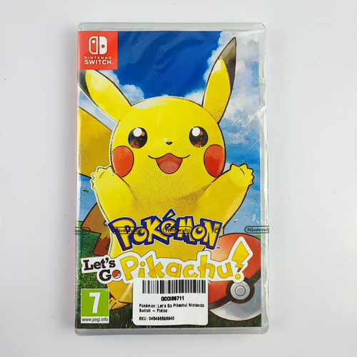 Lets Go Pikachu Bundle Pokeball Com Mew Nintendo Switch (Usado)