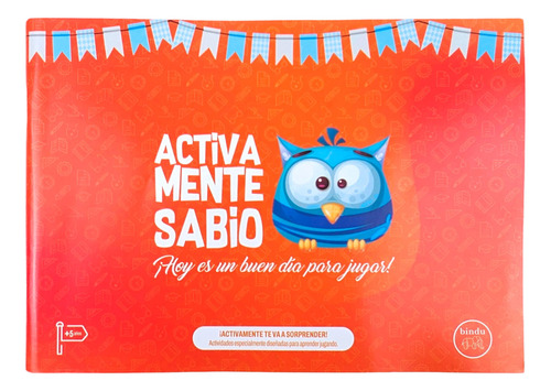 Libro Juegos Actividades Niños Bindu, Dibujar Pintar +5 Años