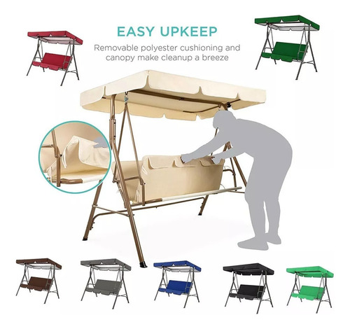 Juego De Fundas De Toldo For Columpios, Cubierta Superior D