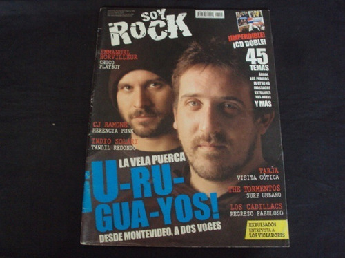 Revista Soy Rock # 51 - Tapa La Vela Puerca (c/poster)