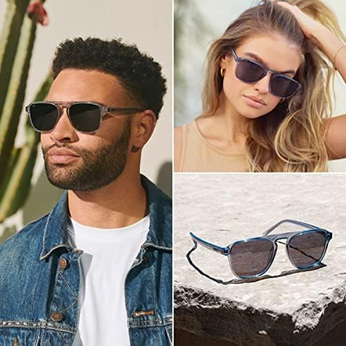 Gafas Wmp, Modernas, Cuadradas, Para Hombre, Retro, Polariza