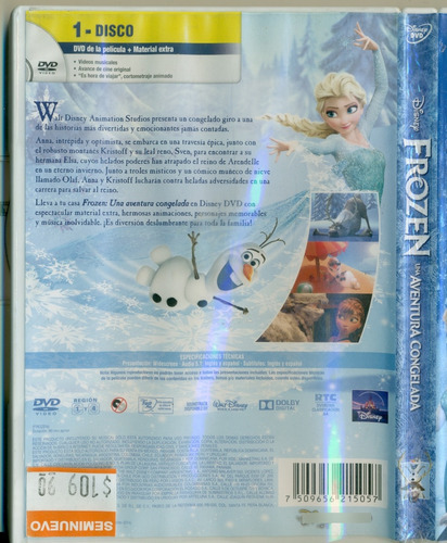 Frozen Una Aventura Congelada (Usado)