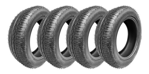 Kit 4 Pneu 185/60/15 Remold Com Borracha Vipal E Garantia