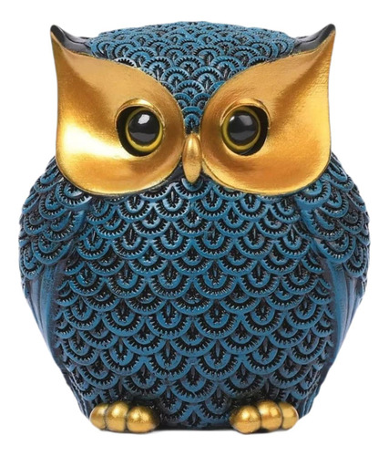Estatua Del Búho Búho Figurine Estante Decoración De La