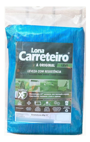 Lona Carreteiro Itap/boomera Azul 6 X 3m 65mic 7134770