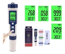 Comprar Multiparametro Ph (phmetro), Tds, Ec, Salinidad, Temp 5 En 1