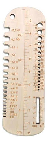 Dispositivo De Medición Con Regla Para Gancho De Ganchillo,