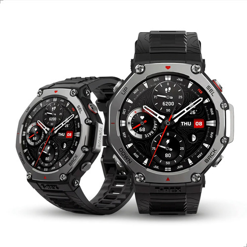 Relogio Smartwatch Amazfit T-rex 3 - Preto Preto