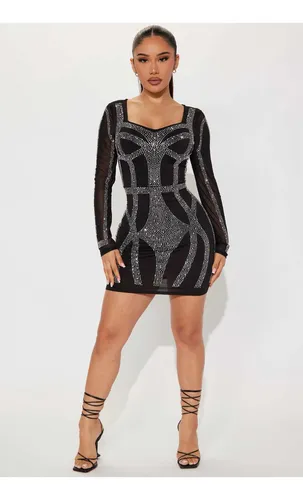 Vestido de fashion nova hotsell