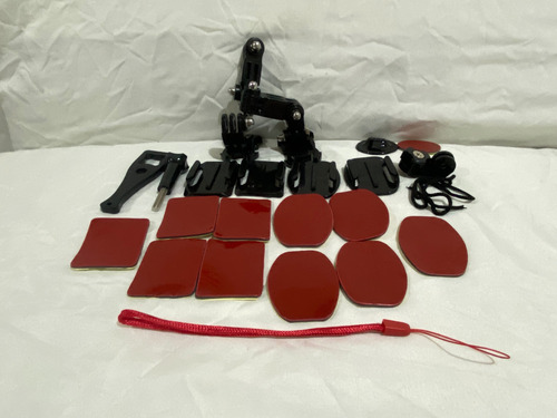 Set De 23 Accesorios Para Casco Compatible Con Gopro