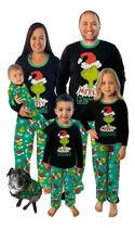Comprar Pijamas Familiares Navideñas Pijamas Grinch For