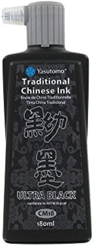 Yasutomo Chino Tinta Resistente Al Agua 180 Ml