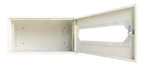 Mini Rack Parede 19 7u X 370mm Branco Utp Lan + 1 Bandeja