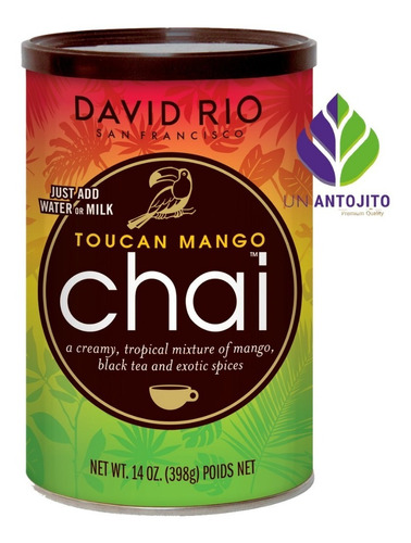 Toucan Mango Chai 398 Grs David Rio