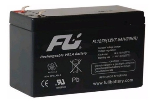 Bateria Para Ups 12 Voltios 7.5 Amperios 12v 7.5ah