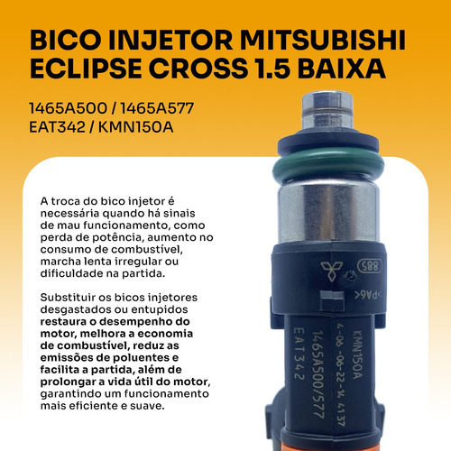 Bico Injetor Eclipse Cross 1.5 2018 A 2024 1465a500 Original
