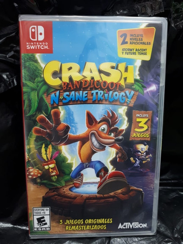 Crash Trilogi Nintendo Switch Nuevos  Sellados 