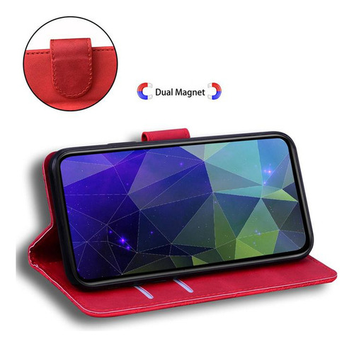 B Funda De Piel Tipo Cartera De Color Para Xiaomi Redmi A2
