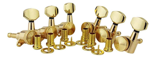 Clavijas De Clavija De Guitarra De Guitarra Dorado 6l