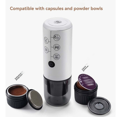 Cafetera Portátil Inalámbrica 2 En 1 Pequeña T