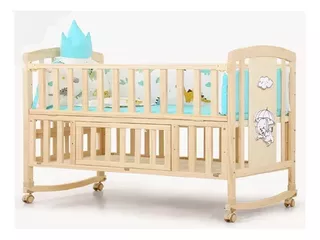 Cama Cuna Colecho En Madera Para Bebés Mecedora Corral 6en1