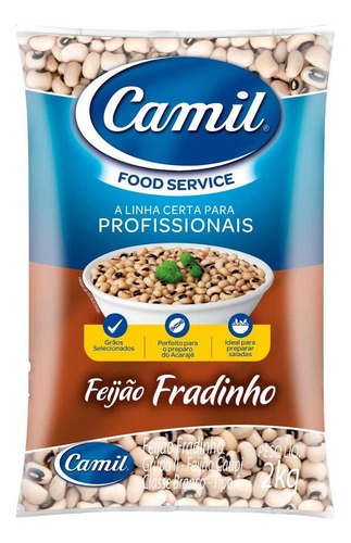 Feijao Fradinho Food Service Camil 2kg