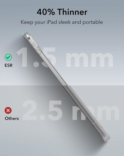 Funda Para iPad Pro 2024 De 13 Transparente Delgada Livi