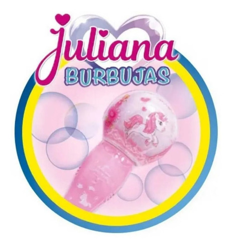 Imagen 4 de 7 de Juliana Burbujero Unicornio A Pilas Con Luz Burbujas Edu