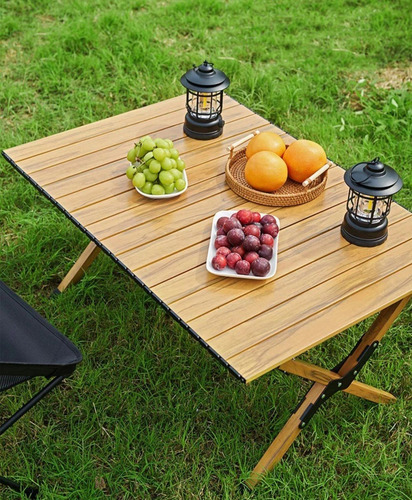 Imagen 5 de 7 de Mesa Multiuso Plegable Portatil Camping Viaje 90*60cm