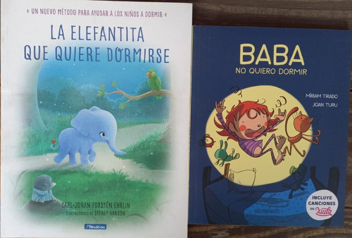 Elefantita Quiere Dormirse Beascoa + Baba No Quiero Dormir