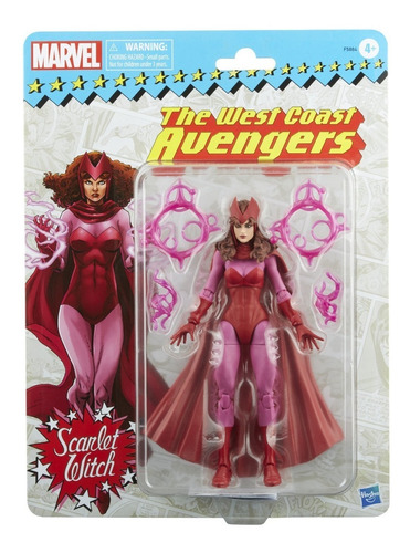 Figura Marvel Legends Series Retro Coleccion Scarlet Witch