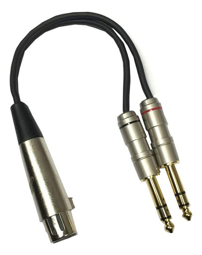 Studio Z Xlr - Cable Divisor En Y De 6 Pulgadas, Puntas Dor.