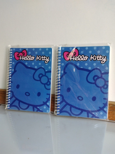 Hello Kitty Mini Libretas Con Espiral. 100%. Traidas De Eeuu
