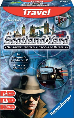 Juego De Mesa Scotland Yard Travel Ravensburger 