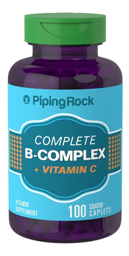 Vitamina Complejo B B-complex B-6 B-12 Mas Vitamina C Americ