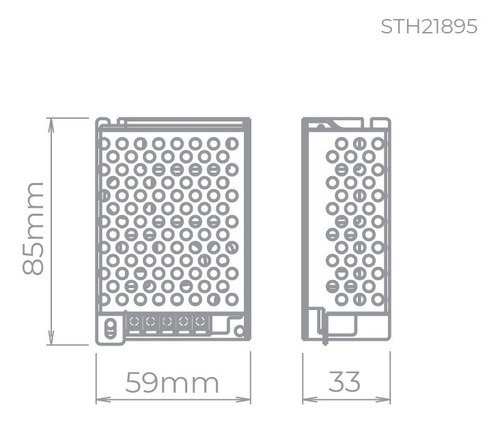 Imagem 3 de 5 de Fonte Profissional Para Fita Led Stella 24v 36w Eco Sth21895