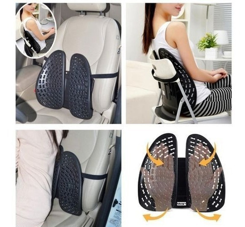 Imagen 5 de 10 de Cojin Lumbar Respaldar Para Asiento De Oficina Auto Audi Bmw